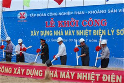 Ly Son thermo-electric power plant kicked off